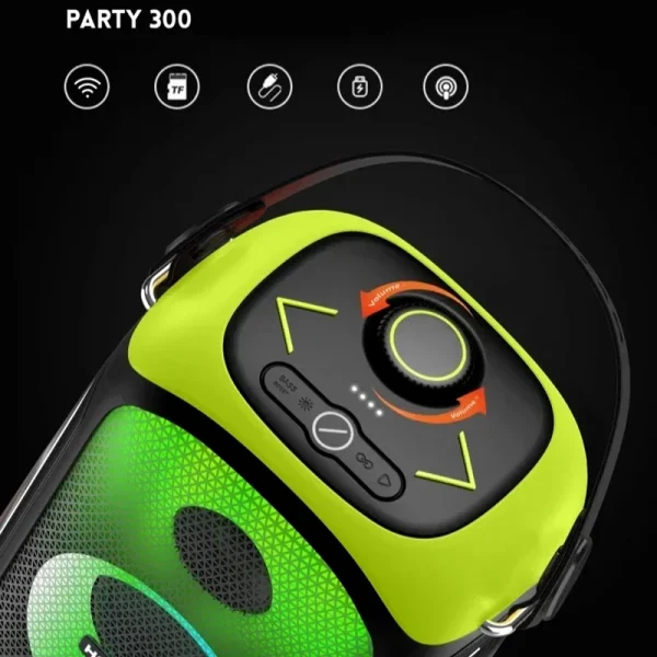 اسپیکر بلوتوثی قابل حمل هوپ استار مدل Party 300 - تصویر 5