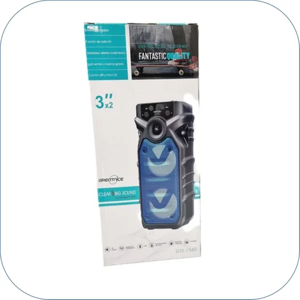 اسپیکر بلوتوثی قابل حمل مدل GTS-1560 - تصویر 2
